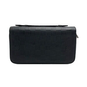 Louis Vuitton Damier Infini Zippy XL Shoulder Bag Onyx Black